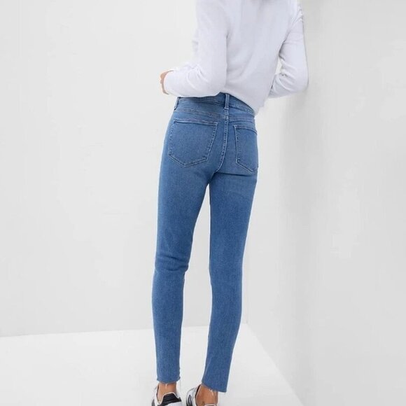 GAP Denim High Rise Universal Legging Jeans, Medium Blue, Size 8 / 29 R, Jegging - Picture 9 of 14